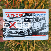 Load image into Gallery viewer, Initial D Nissan Skyline R34 - Print Artwork