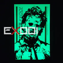 Load image into Gallery viewer, Leatherface - Glow In The Dark Print Artwork