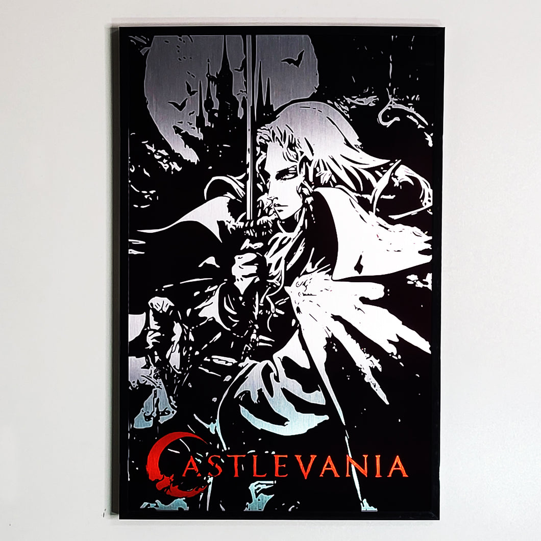 Alucard Castlevania - Metal Print