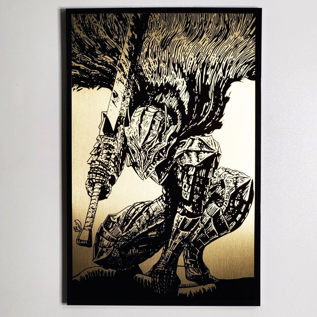 Armored Guts - Metal Print