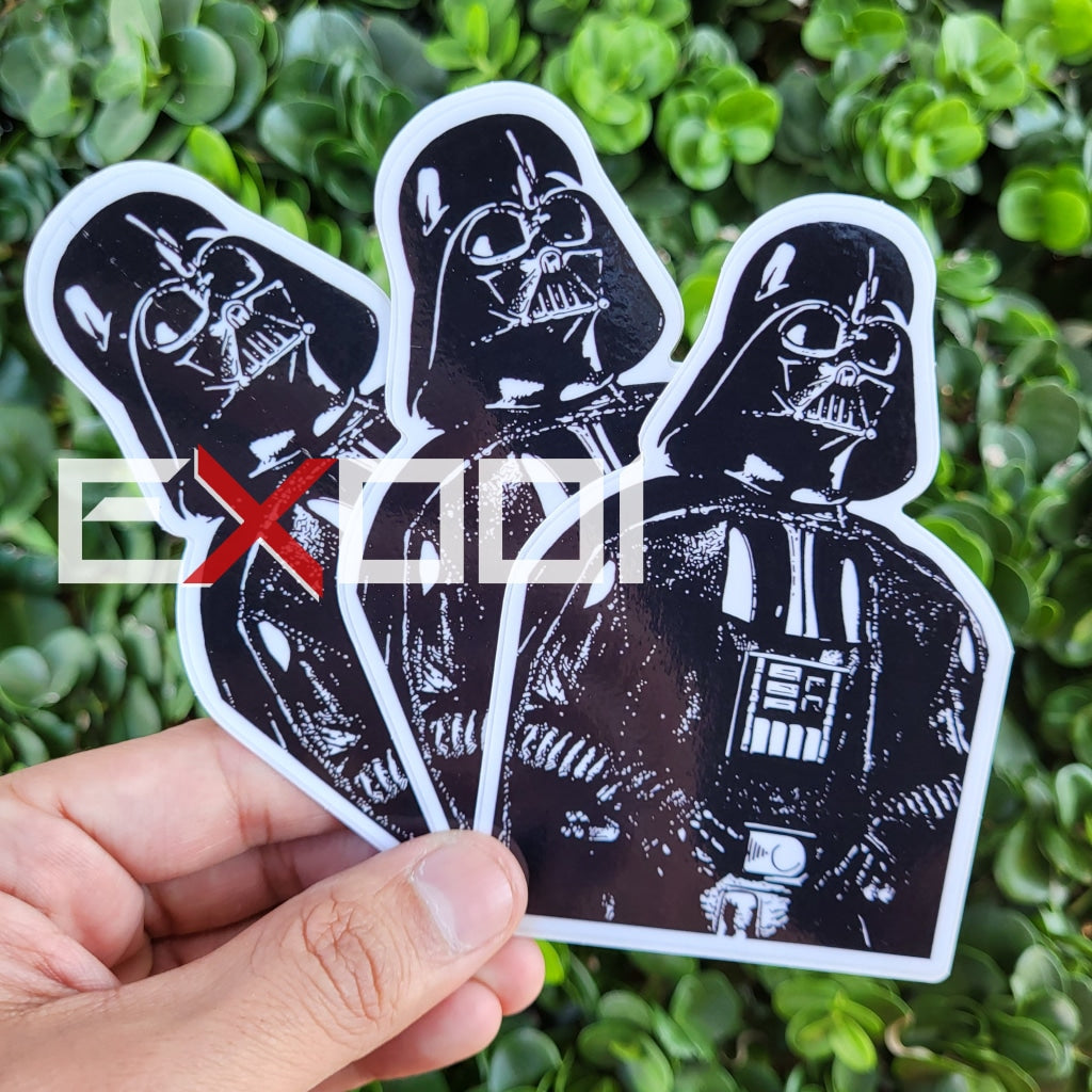 Vader Text Sticker Darth Vader - Sticker – EX_001
