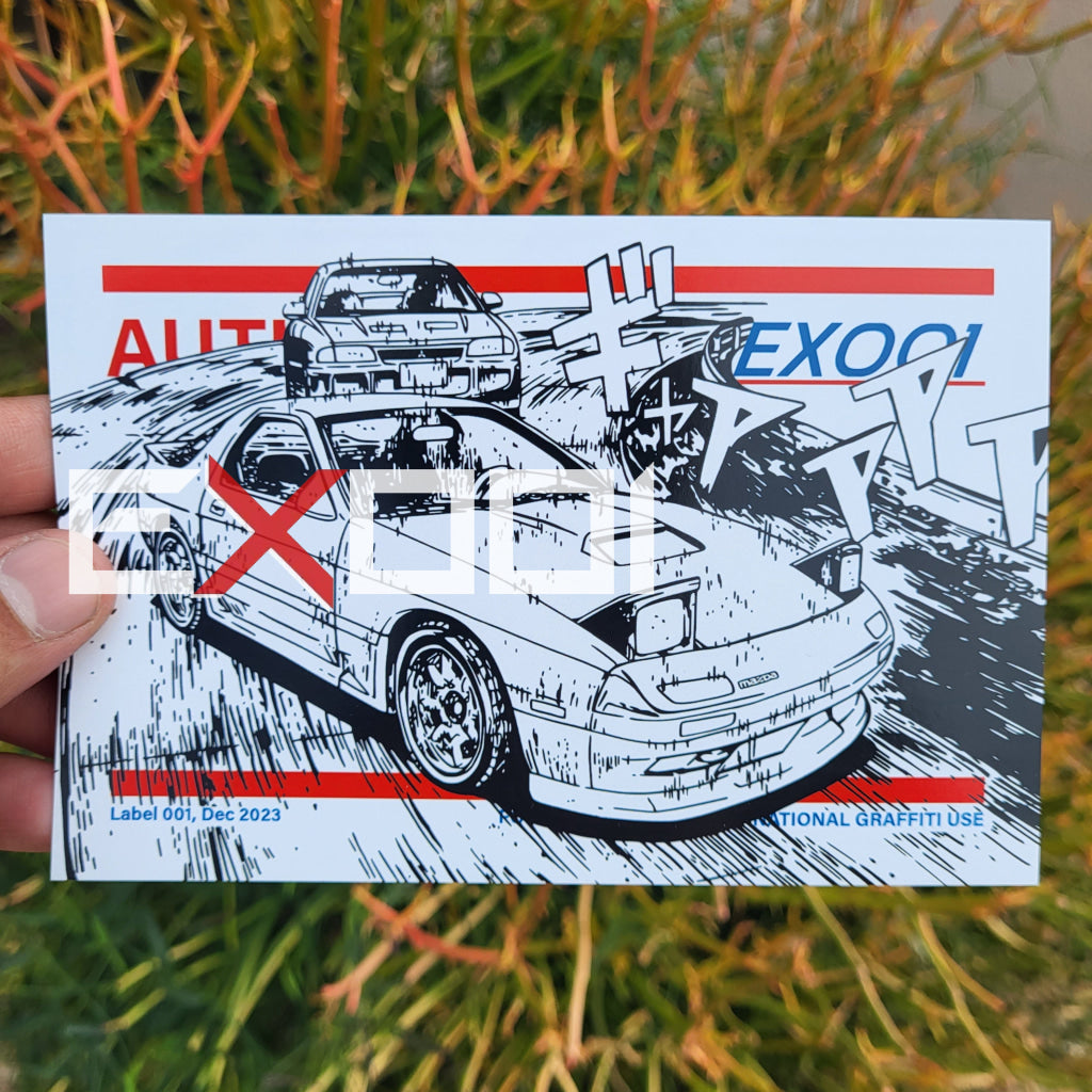 Mazda RX-7 - Print – EX_001