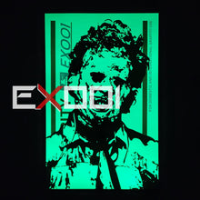 Load image into Gallery viewer, Leatherface - Glow In The Dark Print Artwork
