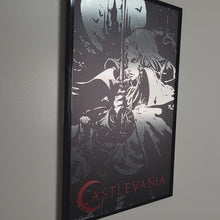 Load and play video in Gallery viewer, Alucard - RAISED Silver Metal Print
