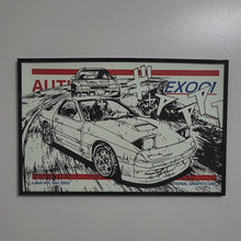 Load and play video in Gallery viewer, Initial D RX-7 - Glow in the Dark Print
