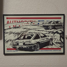 Load and play video in Gallery viewer, Initial D - Glow in the Dark Print
