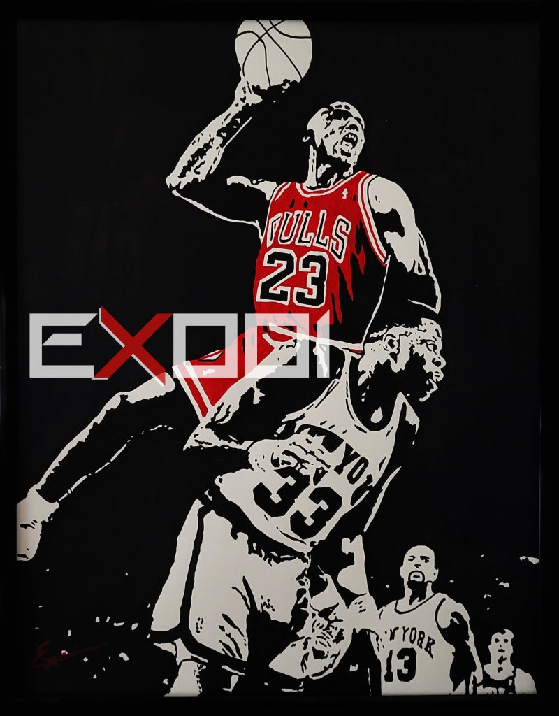 Bulls Vs Knicks - Original Painting