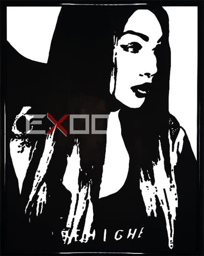 Snow Tha Product Tribute Original Painting Graffiti Art By EX001.store